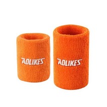 손목운동기구 전완근운동 파워볼 악력기 체육관 요가 코튼 땀 손목 밴드 스포츠 지지대 테니스 배드민턴 달리기 1 개, 8cm, Orange