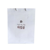 하립골 꽃차비누 구절초 장미 쑥잎차 천연비누, 쇼핑백