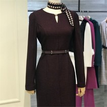 미니멈 NC09 진주넥장식 원피스 MSDGWO9810