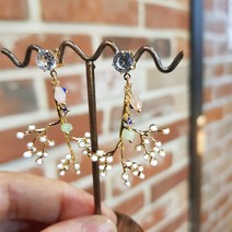 바인엣 아름다운 나무귀걸이