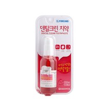 포켄스 덴탈크린 치약 딸기향 100ml 강아지 고양이 바르는 치약 덴탈젤