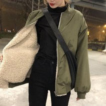 오버핏 뽀글이점퍼 항공점퍼 WS-HS12 레트로