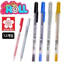 SS1811 사쿠라 젤리롤펜 1다스 (12개입) (택1), 레드