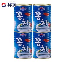 [유동] 꽁치 통조림 400g, 4개