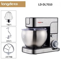 다기능 가정용 자동 크림 휘핑 혼합 반죽 기계, 7l 키친머신(파워 1000w)과 면의 총량 25