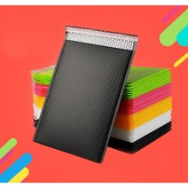 pe안전봉투 택배봉투 접착식 뽁뽁이 블랙 화이트, 10개