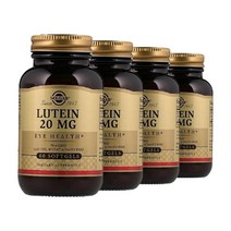 솔가 [4개 SET] 루테인 20mg 60정 (소프트젤) Solgar Lutein 20mg 60softgels, 1개