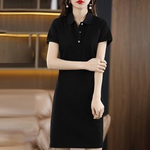 테니스 여름 셔츠 반팔 화이트 피케원피스