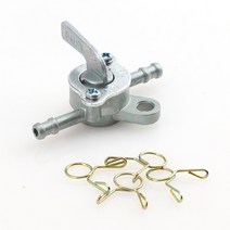 연료탱크 mini go kart 먼지 자전거 atv modify 차단 연료 밸브 petcock oil faucet tank switch inline pet cock 차단 밸브