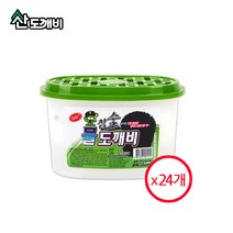 산도깨비 습기제거 냄새제거 곰팡이방지 제습제 참숯 물도깨비 x 24개 1박스, 1세트