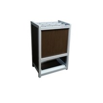 우산보관함 12구 (월넛/실버) 국내산(노아) 우산꽂이 우산보관대, 월넛