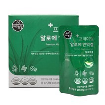 지구마을 장건강 면역력 증진 프리미엄 알로에 면역겔, 1박스, 60ml, 14개입