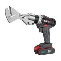 금속 커팅기 각도 절단기 철판 철근 샤링기 전기 가위, 88VF 소형 커터 헤드(배터리 2개)