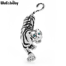 명품 호랑이 브로치 뱃지 배찌 한복브로치 wuliamp 아기 에나멜 핀 2021 조디악