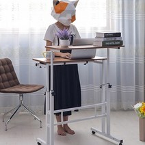 프로그래머 스탠딩 컴퓨터 책상 일반형 스마트 편리한, 일반형 오크