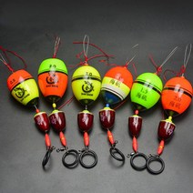 바다찌낚시 반유동 채비 완성 구멍찌 수중찌 세트 야광 캐미장착, 사이즈:2.5, 1개