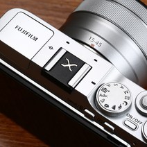 후지필름 X-T5 X-E4 X-100V X-T30 X-T4 카메라 에디션 핫슈커버, X 핫슈커버 - 블랙