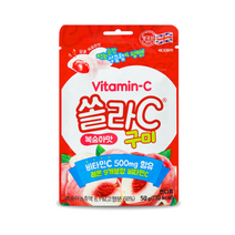 고려은단 쏠라C 구미 복숭아맛, 50g, 12개