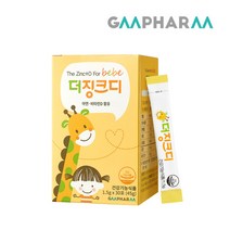지엠팜 더징크디 유아아연, 45g, 4개