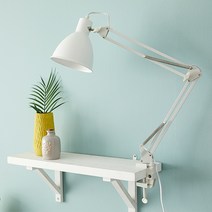 한샘몰pick 스피아노 샘스틸 제도 집게형 스탠드_화이트, 단품