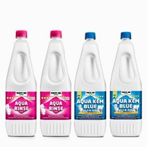 RV 카라반 캠핑카 화장실 분해제 세정제 탈취제, 에칼링 파우더 보틀 2L 블루보틀 2L