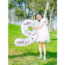 40 인치 화이트 숫자 풍선 데이지 호일 웨딩 크리스마스 베이비 샤워 생일 홈 장식 기념일 파티 공급, 11 9_02 40 인치