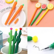 선인장 과일 중성펜 0.5mm 다꾸 드로잉 연습 캘리그라피 당근 볼펜, 2-4. 선인장 올리브