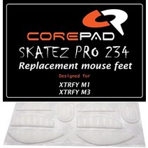Corepad Skatez 마우스 구두창 XTRFY M1 RGB XTRFY M3 RGB 2set[]