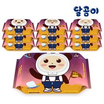 달곰이 저자극 아기물티슈 유니버스 10팩 72매/캡형, 상세설명 참조