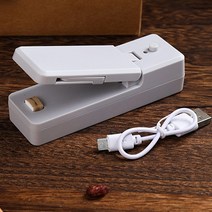 과자봉지 비닐 PVC필름 접착기 실링기 가정용 업소용 밀봉기 미니 씰링 기계 충전식 소형 식품 실러 실용적인 스낵 쿠키 봉투 리실러 주방 액세서리, 회색