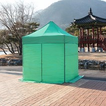 전원주택 마당 차광막 천막 캐노피 풀세트 축제용 야외용 옥상 장사용 노점, 화이트 민자풀세트, 알루미늄골조 2X2