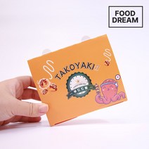 푸드드림 타코야끼 트레이 3호 /타코야키박스 테이크아웃박스 일회용기 [묶음배송불가], 600개