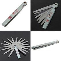 [무료배송]Feeler Gauge With 17 Blade Thickness Steel Metric Gap Measuring Tool 0.02 To 1mm For Feele, 한개옵션0