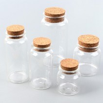 카페 인테리어소품 장식용 유리병 10p 카페소품, 37x40mm