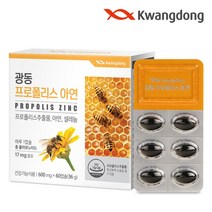 광동생활건강 광동프로폴리스아연 5박스 10개월 플라보노이드, 상세 설명 참조, 단일옵션
