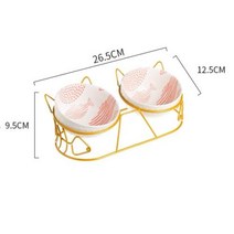 일본 우동 그릇 덮밥 라면 세트 도자기 고양이 이중 하이 레그 세라믹 비스듬한 입 보호 경추 전복 방지 음식 물 Fxed 애완 동물542, PK