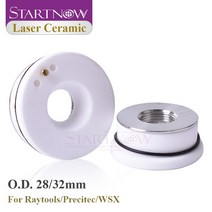 Startnow-파이버 레이저 세라믹 KT B2 CON 28/32mm Precitec Raytools WSX 레이저 커팅 조각 기계 헤드 노, 03 A-28mm(5pcs)