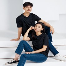 유니보스 S3 여름 스판 춘하 근무 작업복 반팔 티셔츠 블랙, 4XL, 사이즈:4XL