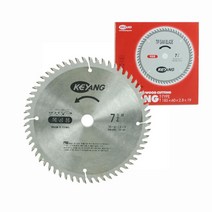 계양 국산 원형톱날 목공용 목재용 CS-7CA 전용 톱날 7인치 계양 원형톱날 185mm x 60날 스킬날 당가루날 원형톱 목재 합판, 1개