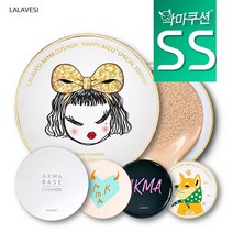 [라라베시 공식몰] 악마쿠션 뽀송커버 SS타입, 옐로우21호, 본품(시바이누)