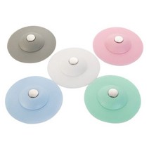 마블세면대 5pcs 주방 푸시 플로어 드레인 실리콘 싱크 헤어 스트레이너 탈취제 욕조, 사진으로, 협력사