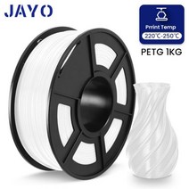 JAYO PETG PLA metapla PLUS 필라멘트 1kg 175mm 직경 공차002mm 100 기포 없음 고강도 FDM 3D 프린터 소재, PETG-White