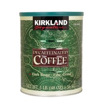 [미국직구] 커클랜드 시그니처 디카페인 그라운드 커피 다크로스트 1.36kg