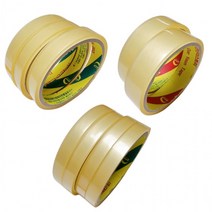 물레방아 커터기 리필 투명 절테이프 12mm 16mm 24mm 중포장 강력접착 국내산, 4절(12mm4개)