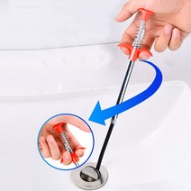 막힌 곳 뻥뻥~ 뚫어주는 배수구집게 이물질제거 욕실배수구청소 집게 머리카락제거 하수구, 300CM