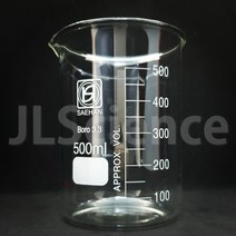 [JLS] SH Beaker 국산 강화유리비이커 눈금컵 계량컵, 200ml