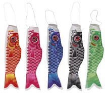 STK 코 이노 보리 깃발 일본 Windsock 잉어 깃발 연 피쉬 윈드 스 트리머 잉어 노 보리