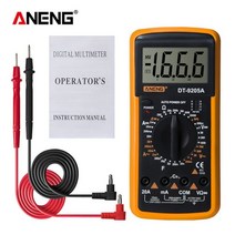 Transistor Electric NCV Profesional Analog Digital Smart Multimeter Current Voltage Tester Display T, 03 Yellow