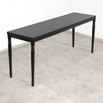 오디엔즈 TR18045 앤틱콘솔 블랙 원형파이프 업소용탁자 W1800 x D450, 08.화이트