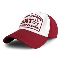 라핑 FLOWER ART 투톤 볼캡 남성 여성 캐주얼 캡모자